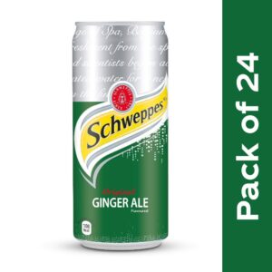Schweppes Ginger Ale (Pack of 24)