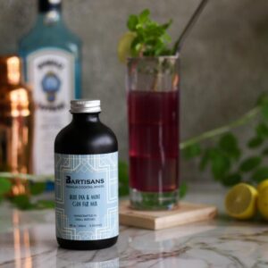 Bartisans Blue Pea & Mint Fizz Mix – Premium Cocktail Mixer