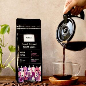 Rage Coffee Soul Blend Coffee Powder – Freshly Roasted & Ground (250 Gms)