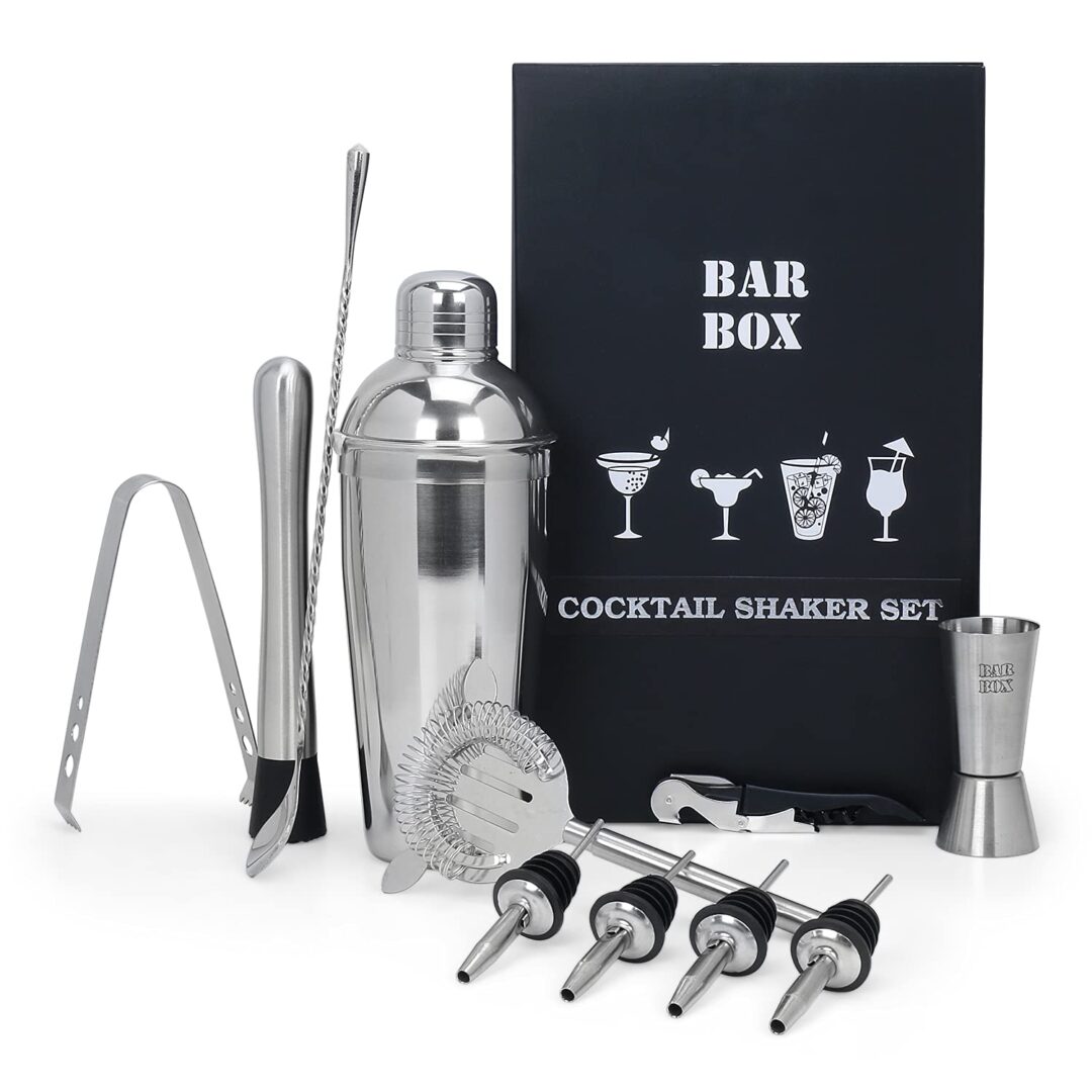 Bar Box 11 PCS Cocktail Shaker Set Food Grade Stainless Steel