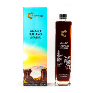 Sakurafresh Amaro Italiano Liqueur| Zero Alcohol Liqueur| Award Winning – three global medals |All Natural Botanicals Extract | Use in Black Manhattan, Amaro Highball or Amaro Cola Cocktails | Drink as Straight Pour, Apéritif or in Cocktails